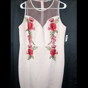 Plus Size Muave Floral Dress